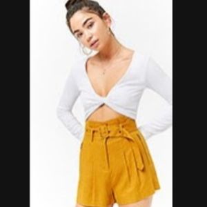 Paperbag Hi Waist Mustard/Marigold🏵🌼Shorts